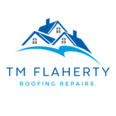 Tm Flaherty roofing repairs logo